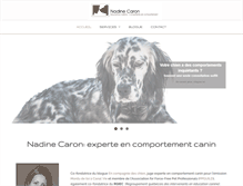 Tablet Screenshot of nadinecaron.com